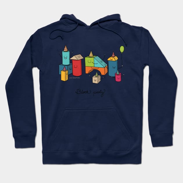 Block Party Hoodie by oddowl